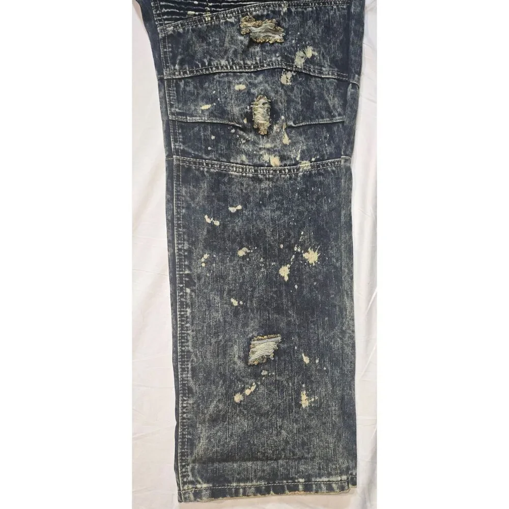 Access Apparel Distressed Designer Size 50x30 Men's Jeans - 45